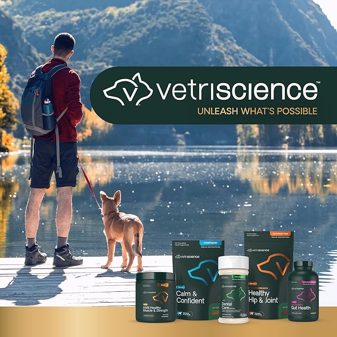 VetriScience Perio Plus Cat Teeth Cleaning Bites - Advanced Cat Breath Freshener - Dual Action Cat Dental Care Formula for Plaque Control & Fresh Breath, 60 Chews, Chicken Flavor