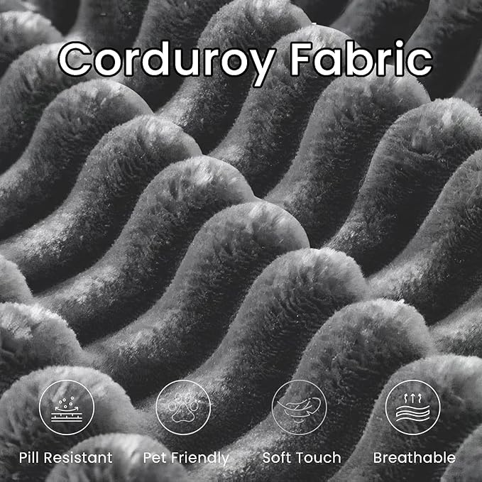 105.5" Modular Sectional Sofa L-Shape, Modular Cloud Sofa with Deep Seat for Living Room Bedroom, Upholstered Couches No Assembly Required (Gray Right Facing Chaise)