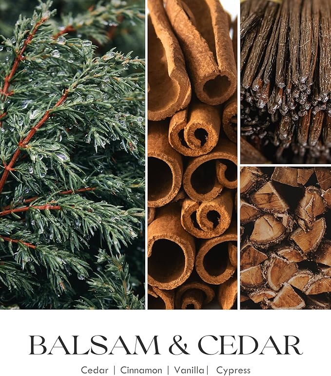 AOOVOO Hello Winter Candle - Large Pine Scented Soy Wax Aromatherapy Candles, 22oz