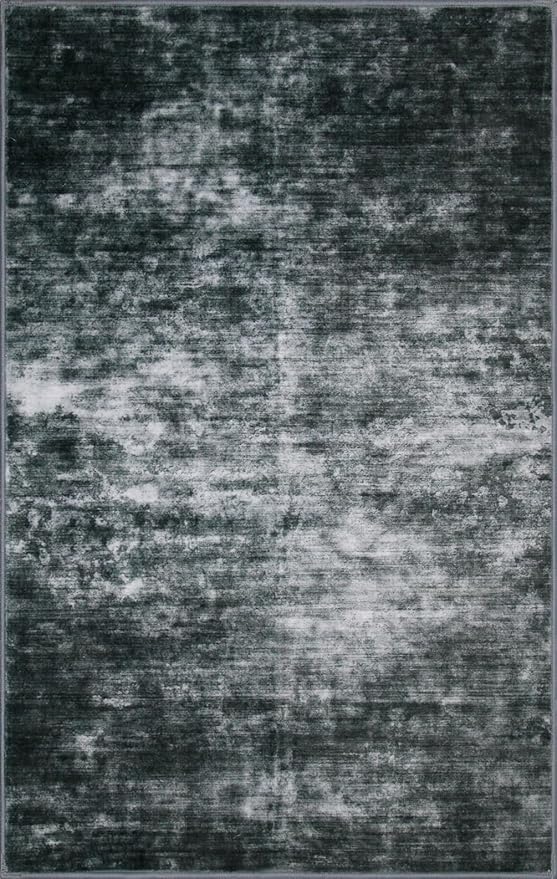 WILLSUN Washable Area Rugs, 2x6 Non-Slip Boho Area Rugs for Kitchen, Living Room, Bedroom, Machine Washable Vintage Rug, Indoor Floral Print Carpet for Home Decor, Kid & Pet Friendly Mat