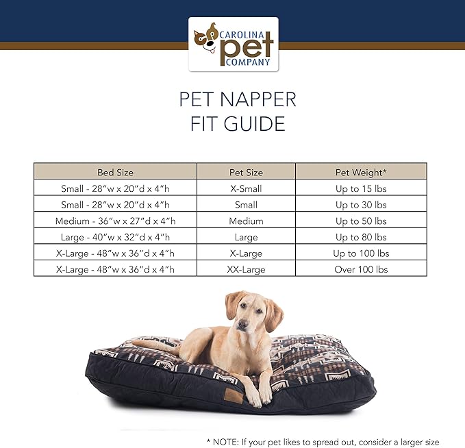 Pendleton National Park Napper Dog Bed - Crater Lake, XL
