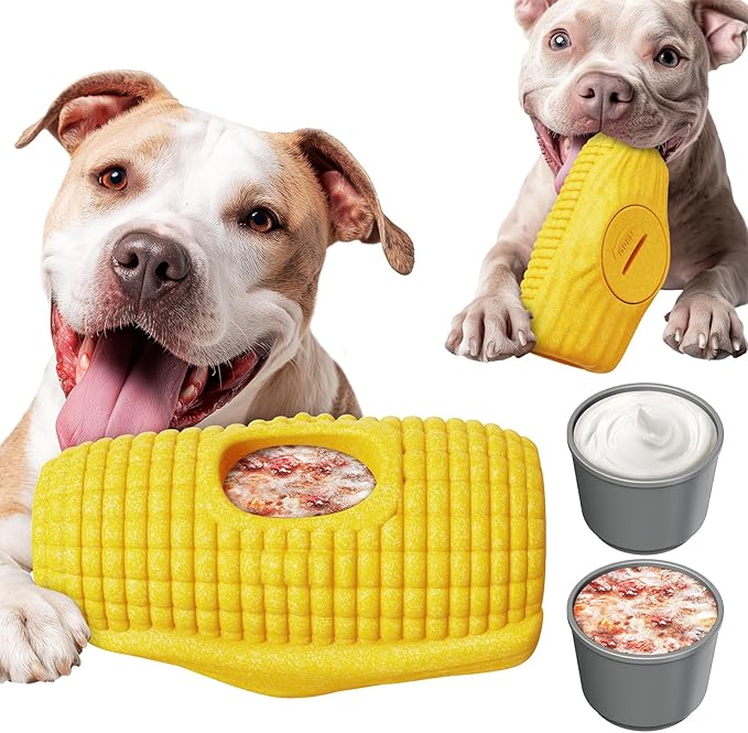 Multi-Functional Interactive Dog Toys for Aggressive Chewers, Indestructible Dog Toys for Small/Medium/Large Breeds,Frozen Dog Treat Holder to Keep Them Busy,Reduces Anxiety