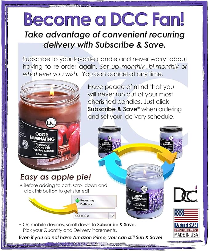 Bamboo Odor Eliminating Highly Fragranced Candle - Eliminates 95% of Pet, Smoke, Food, and Other Smells Quickly - Up to 80 Hour Burn time - 12 Ounce Premium Soy Blend