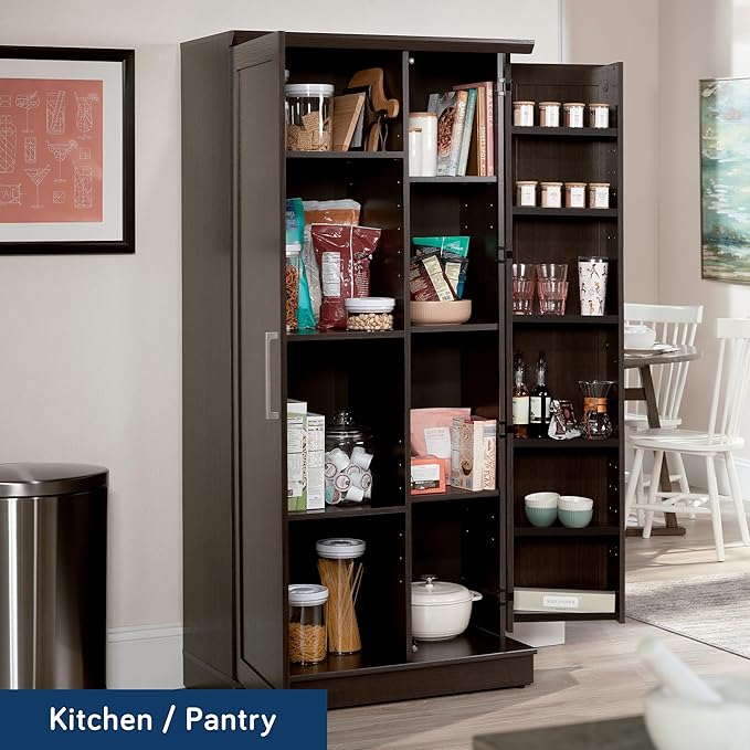 Sauder HomePlus Storage Cabinet/ Pantry cabinets, Dakota Oak finish