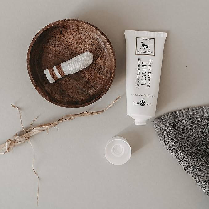 LILA LOVES IT Toothbrush for Dogs - Practical Dental Micro Fleece Made of Micro-Fleece, Dental Care for Dogs, Gentle on Gums, Dental Micro Fleece