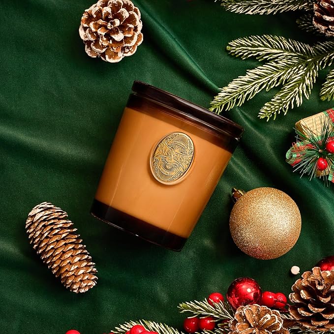 M&SENSE Natural Fresh Soy Candle | Orange Goji & Neon Orange | 9.2 oz, 50H Burn Time | Luxury Scented Candle for Relaxation, Gifting, Home Décor | Ideal for Bedroom, Office, Party Ambiance