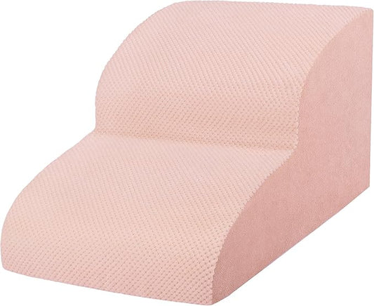 Dog Stairs for Small Dogs, High Density Foam Dog Steps, Extra Wide Non-Slip Pet Ramp for High Beds Or Couch, Soft Doggie Ladder for Dogs Injured, Older Pets, Small Cats
