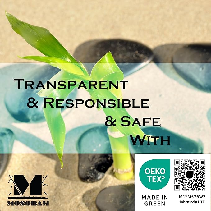 Mosobam Luxury Turkish 12pc Towel Set 30X58 16X30 13X13 Charcoal Gray (Dark Grey) 700 GSM Bamboo Viscose & Aegean Turkish Combed Cotton