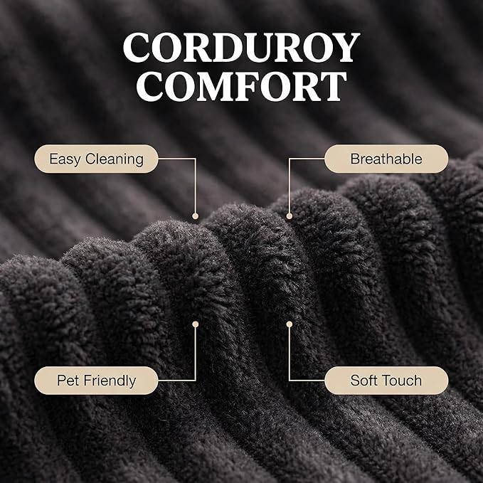 Cloud Boneless Sectional Sofa, Modular Sofa with Deep Seat, Modern Upholstered Couch with Chaise Lounge, Fluffy Comfy L-Shape Sectional Couch for Living Room, Black