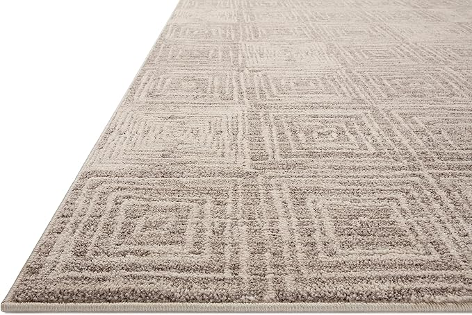 Loloi Darby Collection DAR-05 Beige/Grey 7'-10" x 10' Area Rug