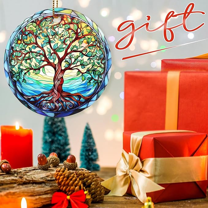 Christmas Ornament, Tree of Life, Christmas Decoration, Heirloom Keepsake, Holiday Ornaments 2023, Xmas Gift Exchange, Gift Idea, Christmas Tree Ornament