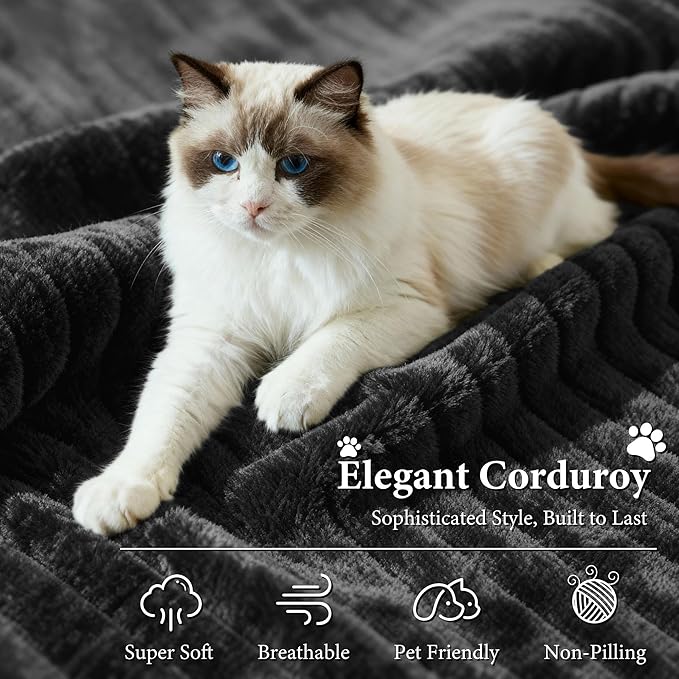 133" Couches for Living Room Deep-Seat Sectional Couch for Living Room Corduroy Boneless Couchs U-Shape Cloud Couch Flexible Modular Sectional Sofa with Chaise Lounge (Black, with Cup Holder)