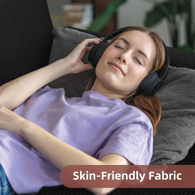 Nuturelly Convertible Sectional Sofa Couch with Movable Ottoman, 3-Seater Modern L-Shaped Sofa for Small Spaces, Soft Fabric Couch for Living Room, Small Apartment & Office(Black)