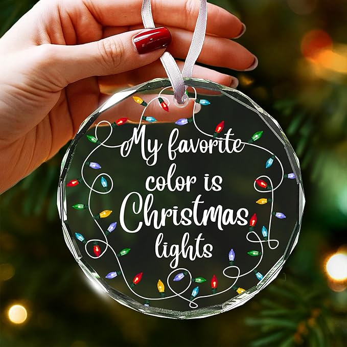 Unique Christmas Ornaments - Fun and Funny Xmas Tree Ornaments for Kids and Adults, 2025 Edition Light up Christmas Decorations, Single and Unique Ornaments for Hilarious Xmas Celebration
