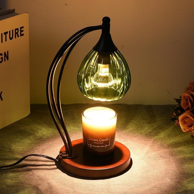 Candle Warmer Lamp, Electric Candle Warmer with Timer Dimmer - for Scented Jar Candles - Melter Lamp for Housewarming Gifts New Home Decor