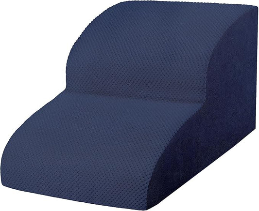 Dog Stairs for Small Dogs, High Density Foam Dog Ramp, Extra Wide Non-Slip Pet Steps for High Beds Or Couch, Soft Foam Doggie Ladder for Dogs Injured, Older Pets, Small Cats