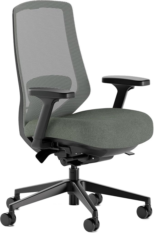 Branch Ergonomic Chair Pro - Mesh Office Chair with 14 Points of Adjustment - Height, Depth & Tilt Adjustable - 5D Armrests - Forward Tilt, Smooth Recline, and Lumbar Support - Everglade