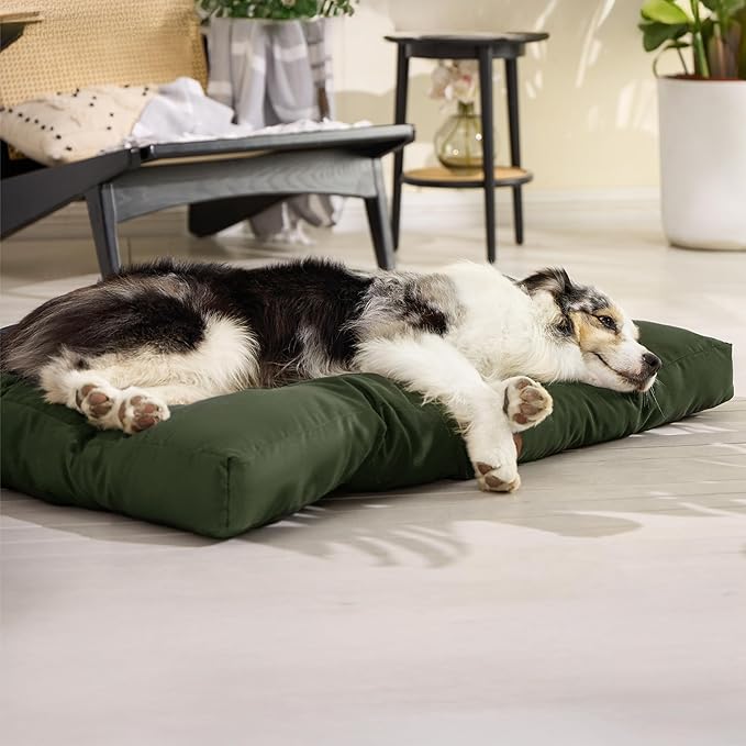 Bedsure XXL Dog Bed - Washable Giant Pet Bed Mattress with Oxford Fabric, Water Resistant Dog Pillow for Crate, 47x35x4, Lentil Sprout