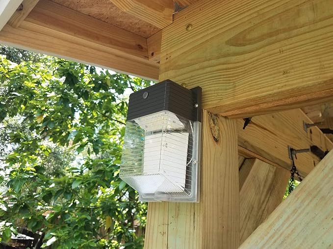 LED Wall Pack Light,30W 4050lm 5000K(Dusk to Dawn Photocell,IP65 Waterproof), 400W Equiv. AC100-277V, ETL DLC Listed 5-Year Warranty Outdoor Security Lighting