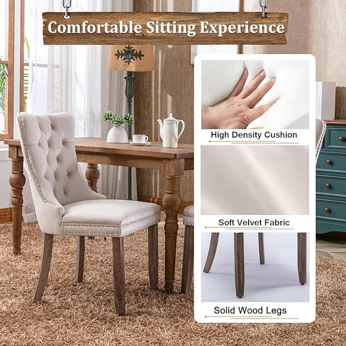 Goujxcy 5-Piece Extendable Dining Table Set for 4, 63-78 Inch Faux Travetine Kitchen Table Set with 4 Beige Upholstered Chairs Modern Wood Expandable Dining Room Table Set for Kitchen Apartment