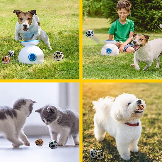 X-Small Dog Tennis Balls Dog Toys Ball 1.5" Pack of 12, Fit Ball Launchers