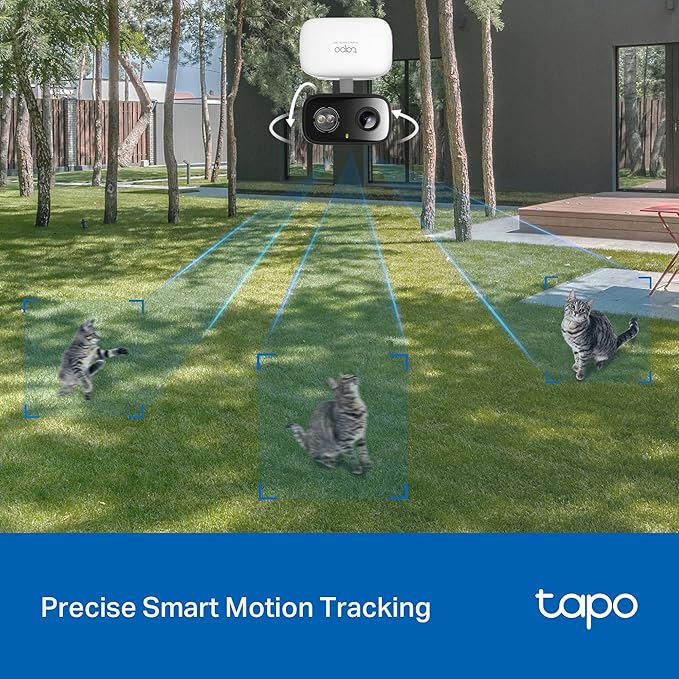 Tapo 2K 3MP Pan/Tilt Indoor/Outdoor Security Camera - Free Person/Baby Cry Detect & Motion Track, 360° Track, Color Night Vision, SD/Cloud Storage, Works w/Alexa & Google Home HybridCam 360