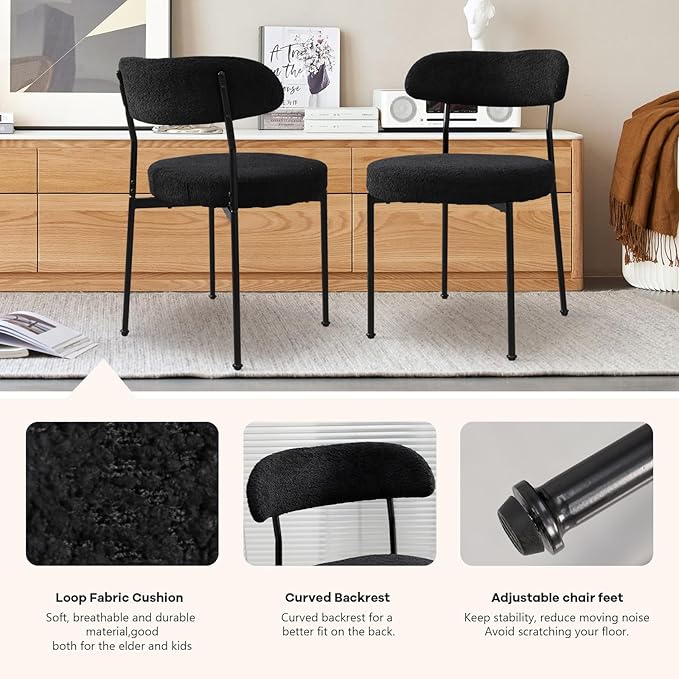 SoarFlash Kitchen Table and Chairs for 2, 24" Dining Table Set for 2 with Velvet Upholstered Chairs, 3 Piece Round Kitchen Table Set, Dining Room Table Set for Small Space, Apartment