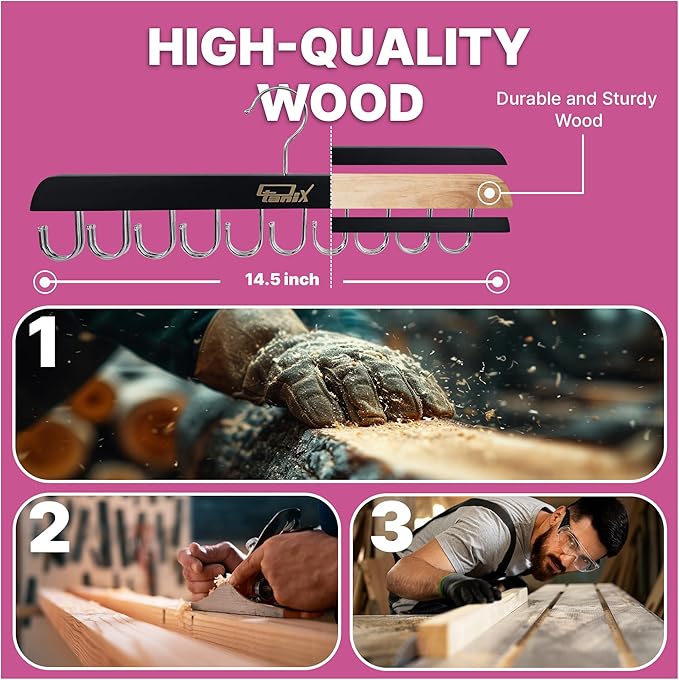 2 Pack Tank Top Hangers Space Saving, Bra Hangers for Closet Organizer, Bra Organizer for Closet, Space Saving Organizers and Storage for Dorm & Apartment for Tankto (Black)