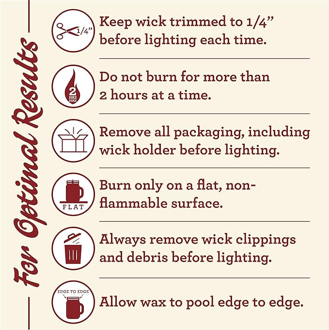 Our Own Candle Company, Winter Wonderland Scented Mason Jar Candle, 100 Hour Burn Time, Made in The USA - 13 Ounces