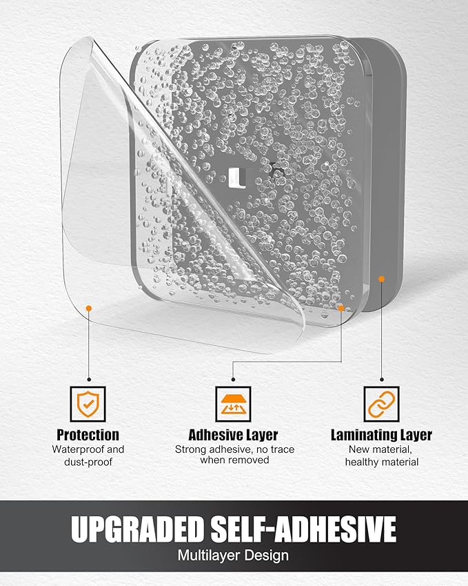 Hat Rack for Hat Storage(8-Pack), Multi-Purpose Hat Organizer, Strong Adhesive Hat Hooks for Wall, Hat Organizer for Baseball Caps, Two Mounting Options Hat Hook, Gray