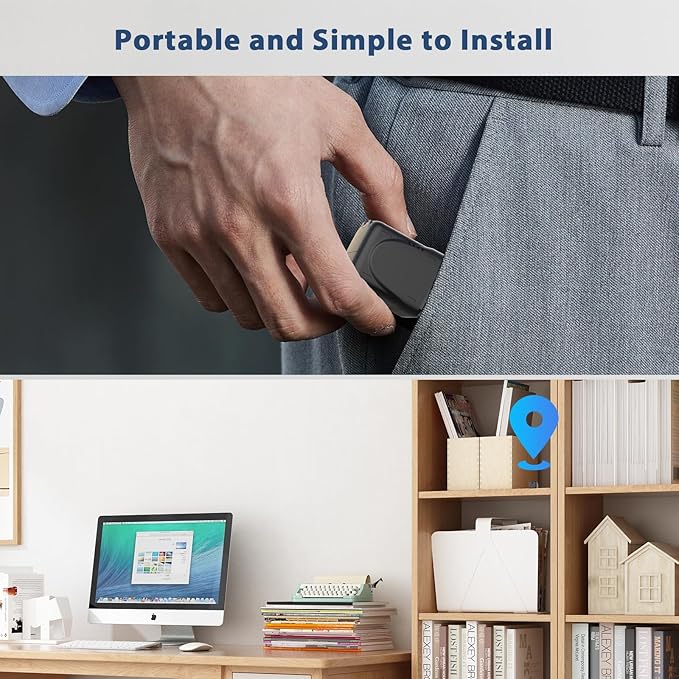 No WiFi Security Camera, Cellular Security Camera Indoor, 4G LTE Surveillance Cam for Home, Not Support WiFi, Smart Human Detection, 20 Day Standby Battery Life, Auto Night Vision, Built-in SIM Card