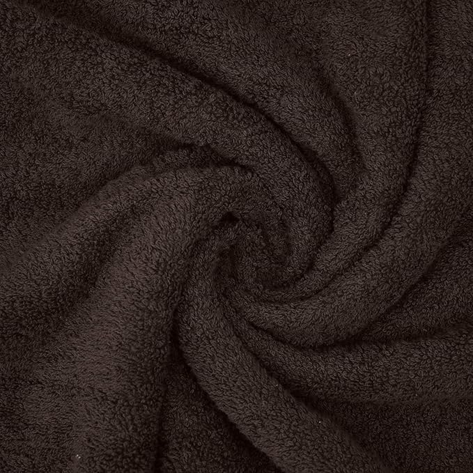 DAN RIVER 2 Pack Luxury Bath Sheets 35x70, 600 GSM, Soft & Quick Dry 100% Ring Spun Cotton Towels Ideal for Hotels, Spas, Gyms & Salons Extra Large, Brown