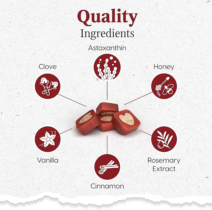 ARK NATURALS Protection Plus Brushless Toothpaste for Mini Breeds, 4 oz Bag, Dog Dental Chew with Toothpaste Center, Prevents Plaque & Tartar, Freshens Breath