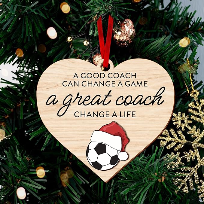 Soccer Ornaments for Christmas Tree - Perfect Soccer Gifts for Boys and Girls, Ideal Ornaments for Soccer Players and Coaches, 2025 Soccer-Ornament for Christmas Decoration