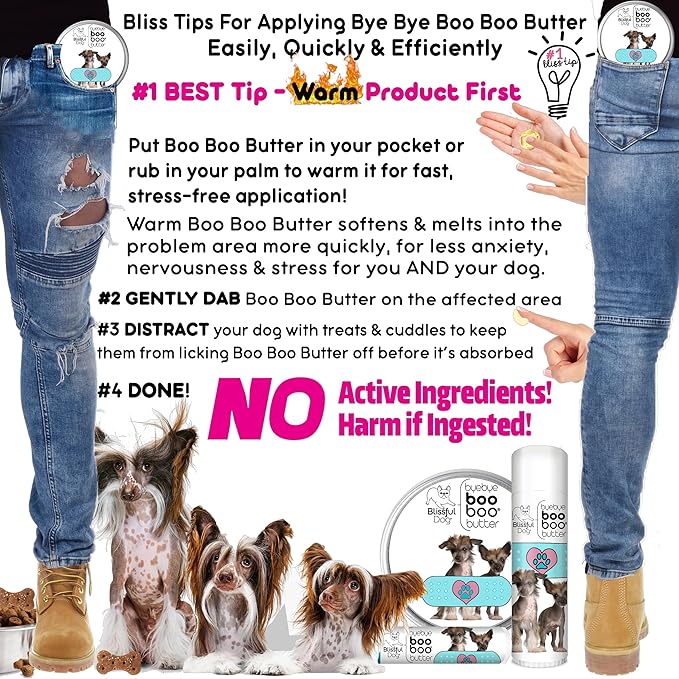 The Blissful Dog Chinese Crested Boo Butter, 0.50 oz