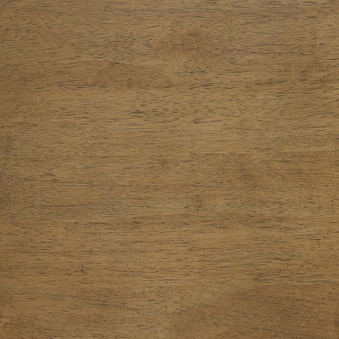 OSP Home Furnishings Deluxe Wood Banker's Desk Chair with Padded Seat, Adjustable Height and Locking Tilt, Fruitwood Finish and Black Vinyl