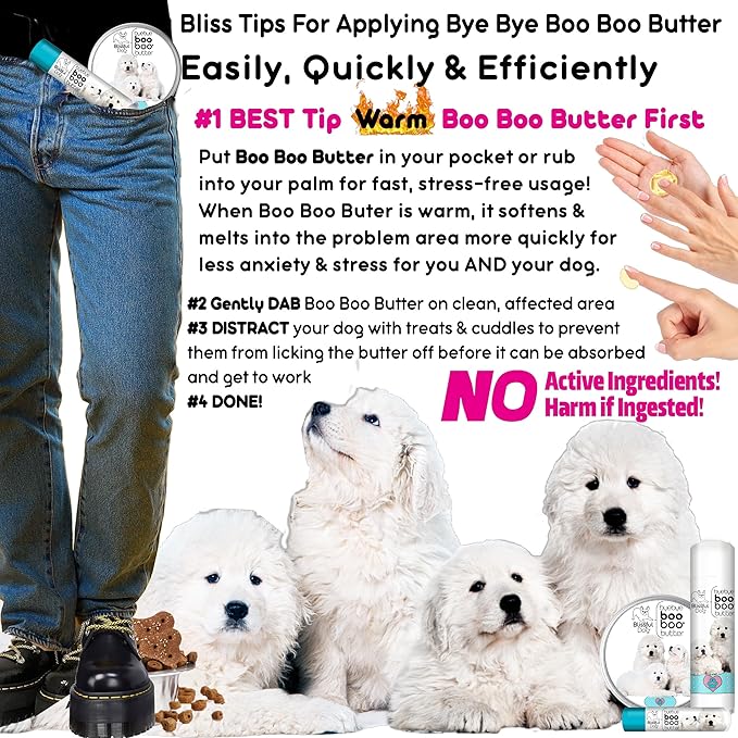 The Blissful Dog .15 oz Tube Great Pyrenees Booboo Butter