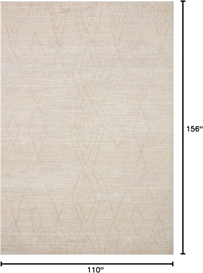 Loloi Kamala Collection KAM-03 Natural/Mist 9'-2" x 13' Area Rug