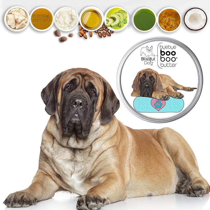 The Blissful Dog 8 oz TIN Mastiff Booboo Butter