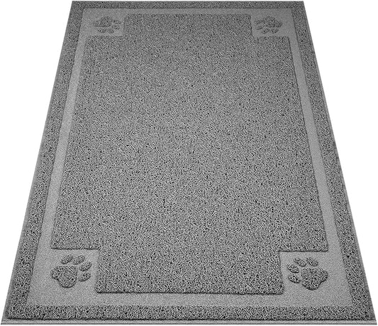 UPSKY Large Cat Litter Mat Trapper 35"×23" Traps Litter from Box and Paws Scatter Control for Litter Box Soft on Sensitive Kitty Paws Easy to Clean