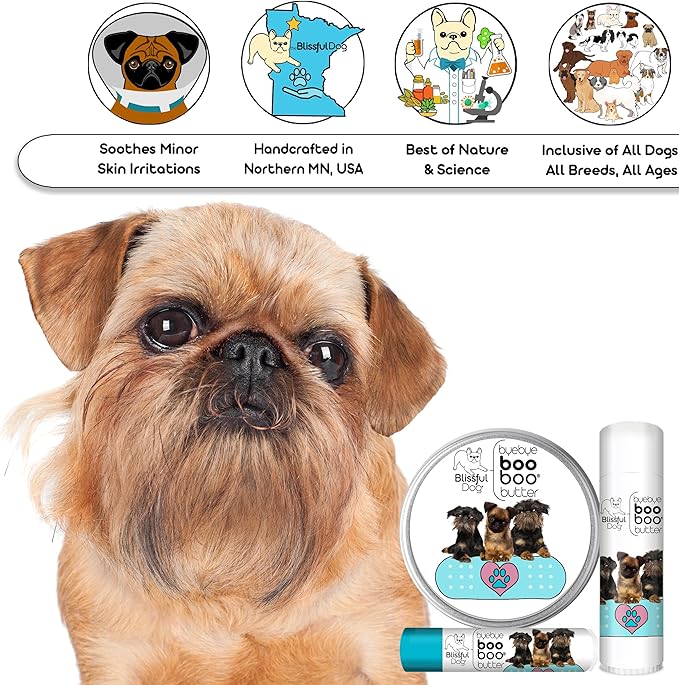 The Blissful Dog Brussels Griffon Boo Boo Butter, 1-Ounce
