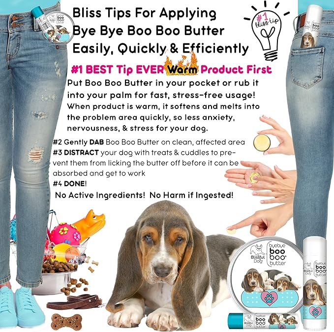 The Blissful Dog 4 oz TIN Basset Hound Booboo Butter