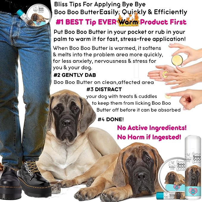 The Blissful Dog 8 oz TIN Mastiff Booboo Butter