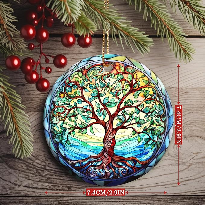 Christmas Ornament, Tree of Life, Christmas Decoration, Heirloom Keepsake, Holiday Ornaments 2023, Xmas Gift Exchange, Gift Idea, Christmas Tree Ornament
