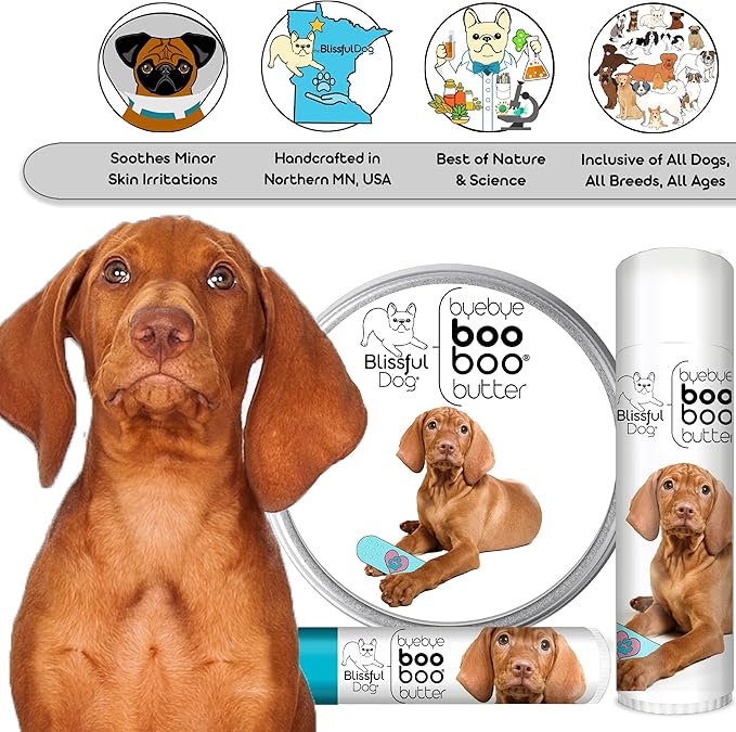 The Blissful Dog 4 oz TIN Vizsla Booboo Butter