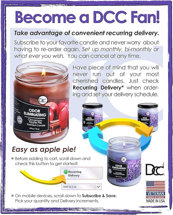 Bamboo Two Pack Odor Eliminating Highly Fragranced Candles - Eliminates 95% of Pet, Smoke, Food, and Other Smells Quickly - Up to 80 Hour Burn time - 12 Ounce Premium Soy Blend