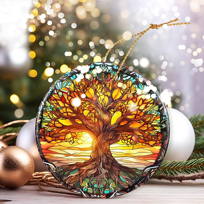Christmas Ornament, Tree of Life Ornament, Christmas Decoration, Heirloom Keepsake, Holiday Ornaments, Xmas Gift Exchange, Gift Idea, Christmas Tree Ornament