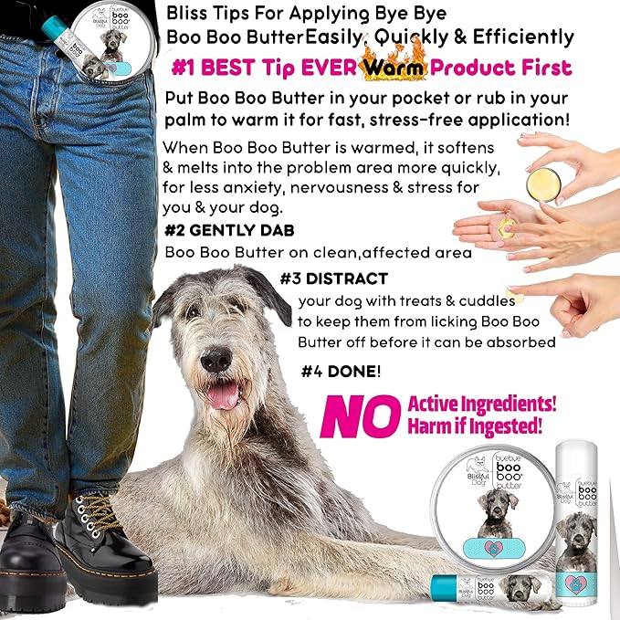 The Blissful Dog Irish Wolfhound Boo Boo Butter, 8 Ounce