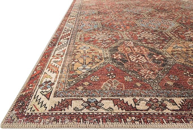 Loloi Loren Collection LQ-16 Spice/Multi 8'-4" x 11'-6" Area Rug