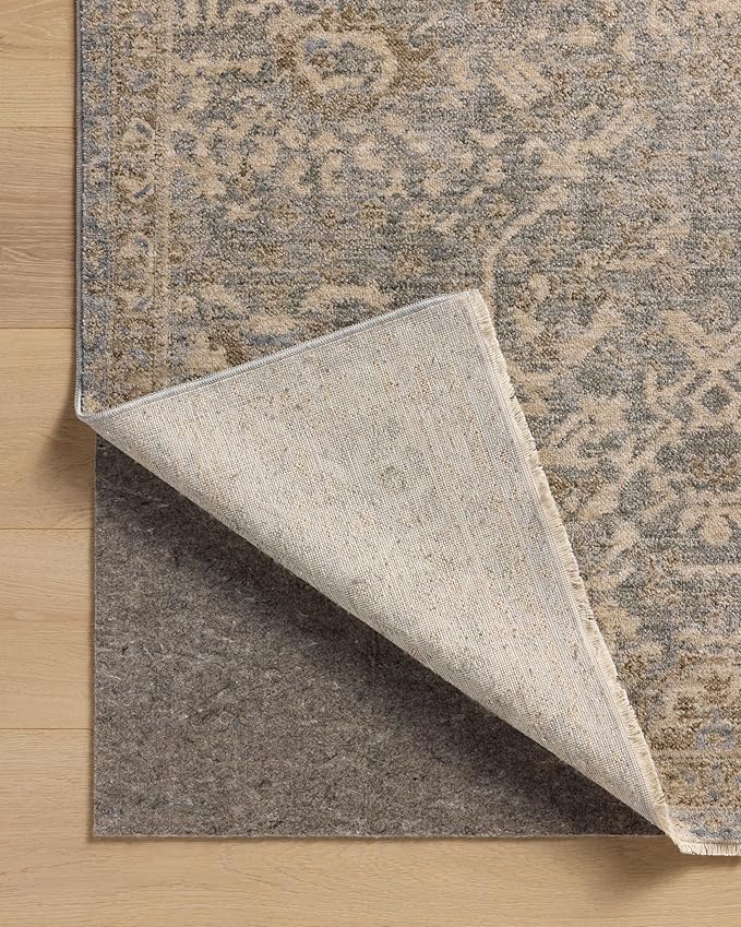 Loloi Magnolia Home by Joanna Gaines Junie Collection JUE-01 Blue/Natural 2'-0" x 3'-0", .38" Pile Height, Accent Rug